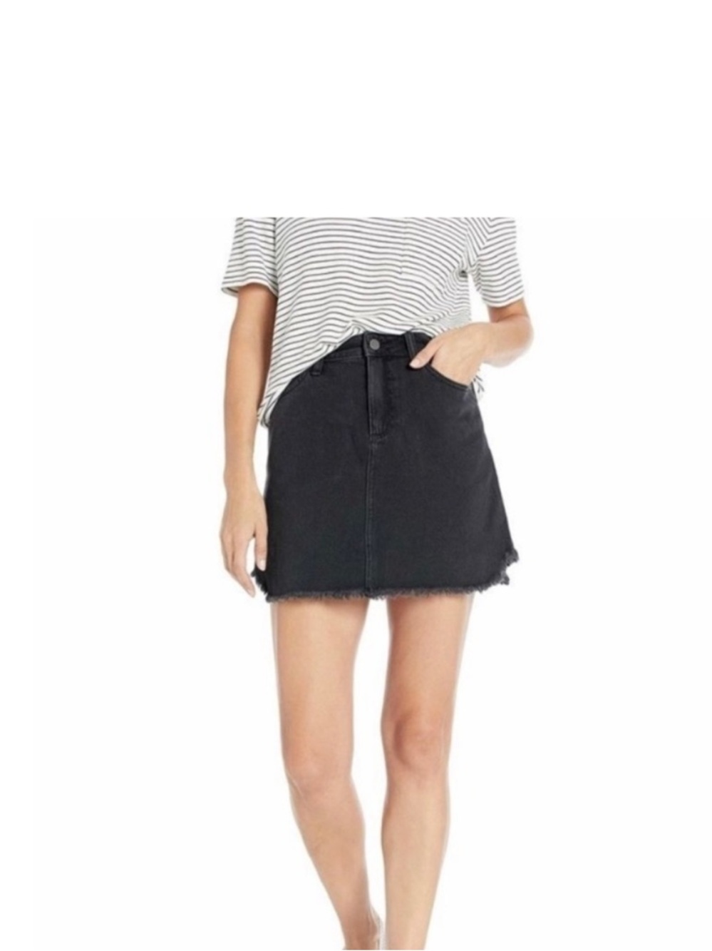 PAIGE
AIDEEN HIGH RISE JEAN SKIRT